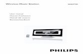 Wireless Music Station - Philips · 2005-10-03 · 3MUSIC FOLLOWS ME – HD: moves music playback between Center and Station or between Station and Station DBB (Dynamic Bass Boost)
