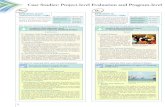 Case Studies: Project-level Evaluation and Program-level ... · external factors affecting the project. Evaluation at implementation stage Technical Cooperation (Mid-term Review)