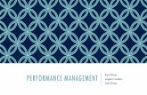 PERFORMANCE MANAGEMENT Karl Pfister Angela Landers Amy … · Faculty Performance Appraisal Form. EHRA NON-FACULTY PERFORMANCE EVALUATIONS • Employees should be provided an opportunity