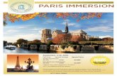PARIS IMMERSION - UNC General Alumni Association · 2015-09-24 · PARIS IMMERSION ACTIVE TRAVEL FOR CULTURAL EXPLORERS 877-962-3980 September 4-15, 2016 Full Price Special Savings