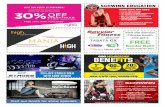 SCHWINN EDUCATIONscwfit.com/mania2019_assets/pdfs/fl19_coupons.pdf · 100% online degrees for busy fitness professionals • Earn industry-recognized c redentials • Bachelor’s