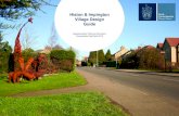 Histon & Impington Village Design Guide - ... • Sets out clear design principles to guide future development proposals in and around the village of Histon & Impington. • Is intended