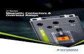 U-Series Magnetic Contactors & Overload Relays · 2019-12-05 · HYUNDAI U-Series Magnetic Contactors & Overload Relays UMC magnetic contactor series employ a modular design which