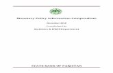 Monetary Policy Information Compendium · Monetary Policy Information Compendium. November 2018. as percent of GDP. FY18. P. FY17. R. FY16. A. Investment. 17.2. 16.4. 16.1. 15.6.