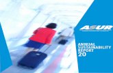 ANNUAL SUSTAINABILITY REPORT 2014 - ASUR · of service. Basic infrastructure includes that required for aircraft takeoff and landing operations and for arriving and departing passenger