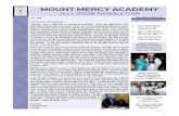 MOUNT MERCY ACADEMY - doclibrary.comdoclibrary.com/MSC124/DOC/ParentNewsletter-July20082531.pdf · Important dates for the fall season: August 13th – 6:00 pm in the dining hall