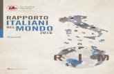 RIM - Format Research · RAPPORTO ITALIANI NEL MONDO 2016 2016 RIM Sintesi PER ORDI N AZIONI E PRESEN T AZIONI Fondazione Migrantes V ia A u relia , 796 - 00165 Roma - T el . 06.6617901