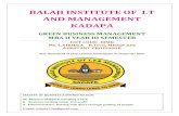 bimkadapa.inbimkadapa.in/materials/GBM-BALAJI MBA COLLEGE_KADAPA.pdf · BALAJI INSTITUTE OF I.T AND MANAGEMENT KADAPA GREEN BUSINESS MANAGEMENT MBA II YEAR III SEMESTER ICET CODE:
