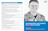DEVELOPING MENTAL HEALTH SERVICES FOR VETERANS IN … · 2016-01-29 · If yes, we want to hear your views. We would also like to hear from veterans with mental health difficulties