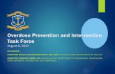 Overdose Prevention and Intervention Task Force€¦ · 09-08-2017  · Recovery Leader/Advocate training . Weekly All Recovery meeting and other volunteer led weekly groups (e.g.,