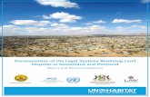 Harmonization of the Legal Systems Resolving Land Disputes ... Of The Legal...the Land Dispute Tribunals (LDTs) in Somaliland and the Land Dispute Resolution Committees (LDRCs) in