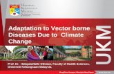 Vector borne Diseases and Climate Change Vector-borne Diseases of Concern (cont.) Disease Pathogen Vector Transmission Viral Dengue * DEN-1,2,3,4 flaviviruses Aedes aegypti mosquito