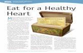Eat for a Healthy Heart - ksre.k-state.edu · Eat for a Healthy Heart Author: U.S. Food and Drug Administration Subject: Heart disease is the leading cause of death for men and women