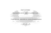 INFORME RENDICIÓN DE CUENTAS FUERZA AÉREA COLOMBIANA 2016 … · Informe Rendición de Cuentas FAC 2016 - I Proyectos de Inversión A corte 31 de diciembre de 2015, los proyectos