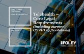 Emily H. Wein, Of Counsel Foley & Lardner LLP Telehealth ... · Requirements (including current COVID 19 flexibilities) Emily H. Wein, Of Counsel Foley & Lardner LLP May 2020. Medicare