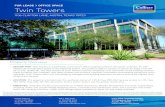 FOR LEASE > OFFICE SPACE Twin Towers€¦ · FOR LEASE > OFFICE SPACE Twin Towers 1106 CLAYTON LANE, AUSTIN, TX 78723 DOUG RAULS +1 512 539 3006 AUSTIN, TEXAS doug.rauls@colliers.com
