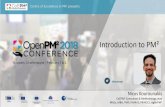 Introduction to PM²...Introduction to PM² nkouroun Nicos Kourounakis CoEPM² Consultant & Methodology Lead MASc, MBA, PMP, IPMA-D, PRINCE2, Agile PM² The PM² Methodology enables