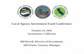 Local Agency Investment Fund Conference · 2017-11-29 · Pooled Money Investment Account Historical Portfolio Structure 4 PERCENTAGE DISTRIBUTION Type of Security September 30, 2007