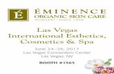 Eminence Organic Skin Care - minence is Fonation …...Skin Care and recipient of the 201 ISPA Visionary of the Year Award, and recognized as one of the Most Inffuential Spa Leaders