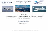 (12 -14 October, 2015) - unina.itwpage.unina.it/fabrnico/SCAD2015/presentations/... · BWB Blended Wing Body Aerospatiale study Aviation Week, Aug. 7, 1995 Liebeck, R.H. "Design of