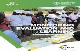 MONITORING EVALUATION AND LEARNING evaluation and...3.2.1. Key evaluation questions 9 3.2.2. Realist evaluation 9 3.2.3. CDAIS theory of change and ex-ante impact pathway 9 3.2.4.