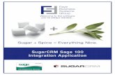 SugarCRM Sage 100 Integration Application - FayeBSG...SugarCRM and Sage 100 ERP are the world’s most trusted names in enterprise software. Now, by integrating these two software