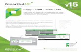 PaperCutMF is a simple low cost application that allows ...€¦ · Discourage printing of emails via popup print policy warnings Encourage double sided printing Discourage or disable