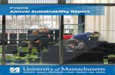 FY2019 Annual Sustainability Report · This year’s report is the third annual report under the University’s Sustainability Policy and reflects the continuing efforts of the UMass