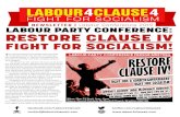 NEWSLETTER | Labour Conference 2019 LABOUR PARTY ...labour4clause4.com/wp-content/uploads/2019/08/... · by Labour’s proposals for a ‘Green Industrial Revolution’. Climate change