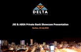 JSE & ABSA Private Bank Showcase Presentation · JSE & ABSA Private Bank Showcase Presentation Durban, 22 July 2015. 2 Disclaimer This document has been prepared and issued by and