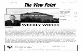 June 12, 2014 Volume 22, Issue 24 - North View …northviewchurchofchrist.com/wp-content/uploads/2014/05/6...2014/05/06  · June 12, 2014 Volume 22, Issue 24 North View Church of