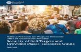 Security of Soft Targets and Crowded Places Resource Guide · No Reservations: Suspicious Behavior in Hotels Video. Suspicious Behavior Advisory Posters. Protect, Screen, and Allow