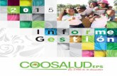 PRESENTACIÓN - Coosalud · 2019-12-02 · que proyecta una empresa con crecimiento, desarrollo, éxito, solidez y confianza. Mantuvimos nuestros estándares de ser una empresa saludable,