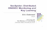 SecSpider: Distributed DNSSEC Monitoring and Key Learning · 9 Challenge 1: Islands of Security Island of Security: DNS sub-tree where every zone in the sub-tree has deployed DNSSEC