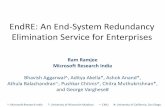 EndRE: An End-System Redundancy Elimination Service for ... · Athula Balachandran~, Pushkar Chitnis^, Chitra Muthukrishnan*, and George Varghese# ^: Microsoft Research India *: University