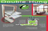 energyWall energyWELD Double Hung Window · 2018-11-09 · Double Hung Window Small traces of air that manage to pass through the sill bulb, then have to maneuver up and over the