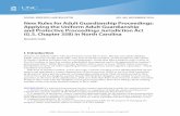 New Rules for Adult Guardianship Proceedings: Applying the ... · New Rules for Adult Guardianship Proceedings: Applying the Uniform Adult Guardianship and Protective Proceedings