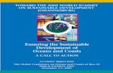 Ensuring the Sustainable Development of Oceans and Coasts · 2013-07-16 · v Co-Chairs’ Report – The Global Conference on Ocean and Coasts at Rio+10 Foreword The Global Conference