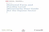 CFIA-ACIA National Farm and Facility Level Biosecurity User Guide for the Equine … · Biosecurity User Guide for the Equine Sector . 2 | P a g e Table of contents ... 4-H events,