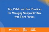 Tips, Pitfalls and Best Practices for Managing … - Tips Pitfalls...12 Best Practices for Managing Risk with Third Parties 23 Why It’s Important • Ensures clarity of expectations