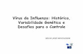 Vírus da Influenza: Histórico, Variabilidade Genética …...Todo o Ano nos EUA:--Uma média de 5 a 20% da população é infectada com o vírus da influenza (VI).-Dentre essas,