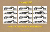 ACCESSORIES - Ducati · 2016-04-15 · gitters Art.-Nr. 97380182A müssen die Klemmen Art.-Nr. 97380391A erworben werden 97380391A Applikationsmöglichkeit: Scrambler Icon, Scrambler