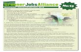 Newsletter January/February 2018 · 2018-09-10 · 2 Greener Jobs Alliance Newsletter No:13 January/February 2018 2. Shadow Skills Minister at GJA AGM Our AGM took place on January