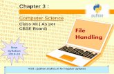 Computer Orange Template - MYKVS.INpython.mykvs.in/presentation/class xii/computer... · File Handling Visit : python.mykvs.in for regular updates File opening modes-Sr. No. Mode