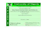 University of Nigeria Socio-Economic...University of Nigeria Research Publications NOR, Mrumun Lydia Author PG/M.Sc/00/27744 Title The Socio-Economic Impact of Postharvest Innovations