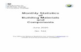 Monthly Statistics of Building Materials and Components · Building Materials . and . Components. June 2020 . No. 544 . The Office for National Statistics has released a . statement.