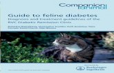 Guide to feline diabetes - Royal Veterinary College€¦ · COAN_Diabetes guide to_8pp A5_v1c.indd 1 25/07/2016 10:20. D iabetes mellitus (DM) is a common endocrinopathy in cats,