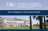 New Employee Orientation (Staff)med.fau.edu/faculty/com_staff_orientation.pdf · 2016-01-25 · New Employee Orientation (Staff) Mission Statement ... and faculty from other Departments