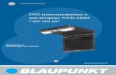 DVD-проигрыватель с монитором IVOD-1022 · воспроизведения на паузу (стоп-кадр). e equalizer для выбора предуста-новки