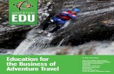 Education for the Business of - Adventure Travel Trade ... · PDF file of improvement m Showcase your destinations’ tourism products to international buyers ... JumpStart Program